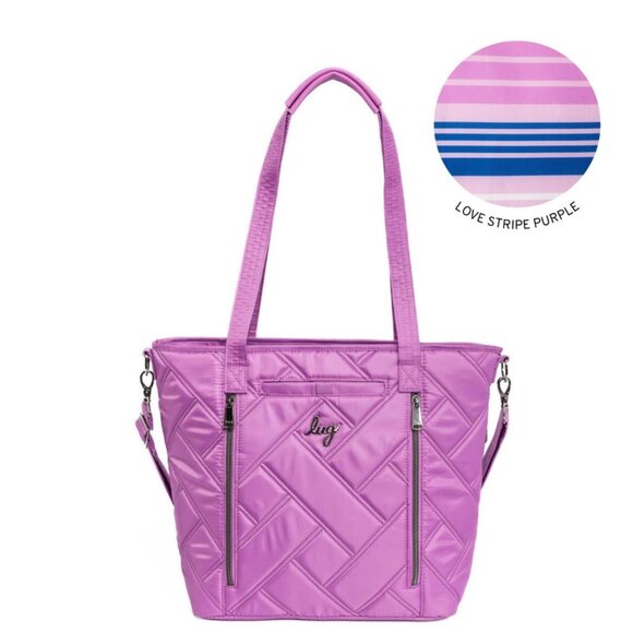 Lug Rally Tote Bag Acai Berry - Picture 1 of 13